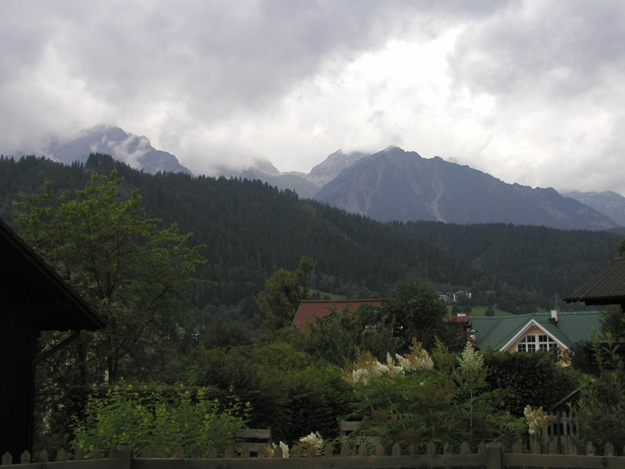 JPEG image - another view from the apartment in Schladming ...