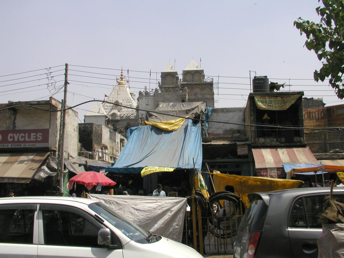 JPEG image - The chaos of Old Delhi. A typical scene. ...