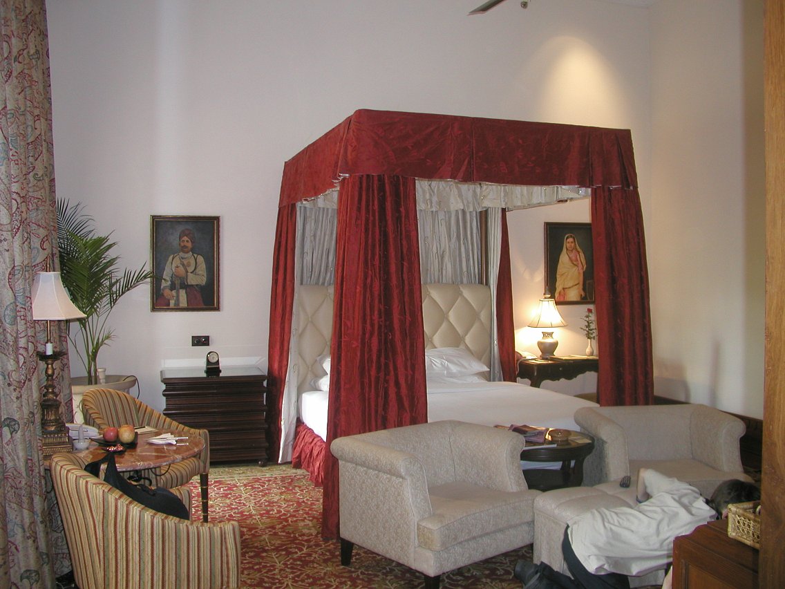 JPEG image - Our room in the Rambagh Palace hotel ...
