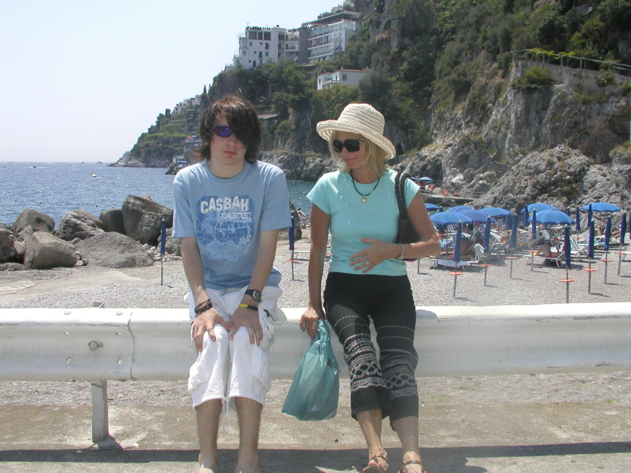 JPEG image - Amalfi : just a bit hot after walking round the town. ...