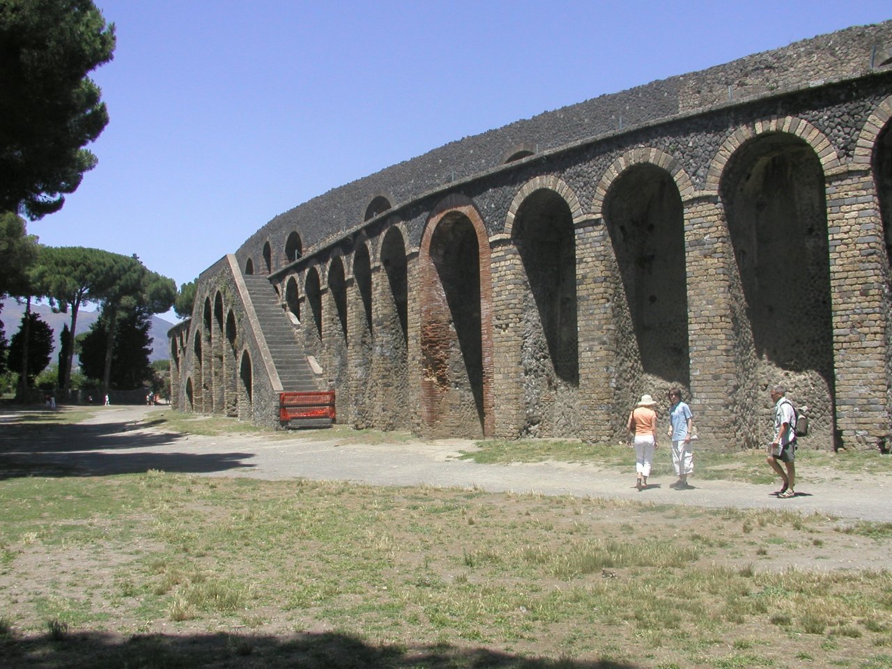 JPEG image - Pompei : outside of the arena. ...