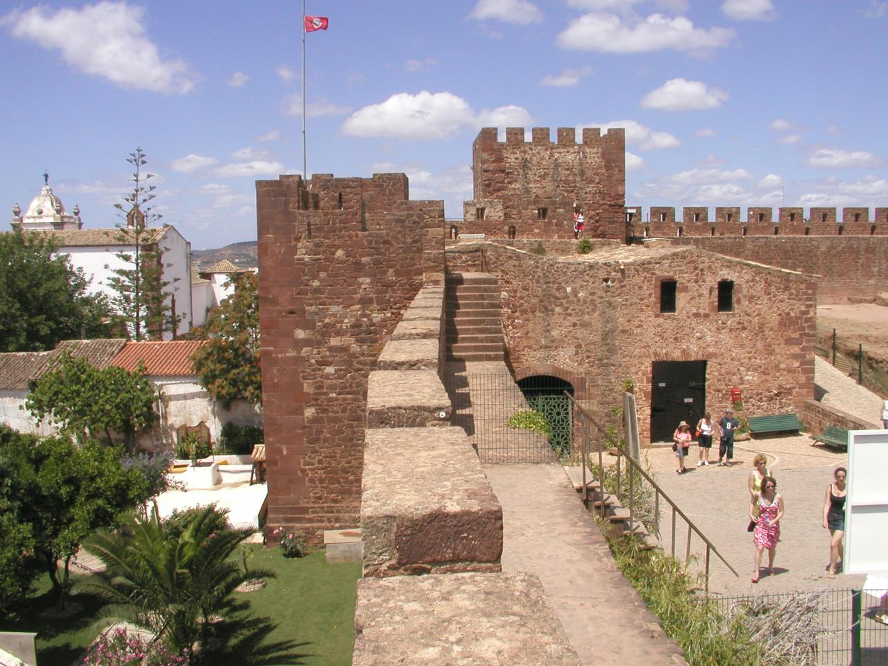 JPEG image - The fortifications in Silves ...