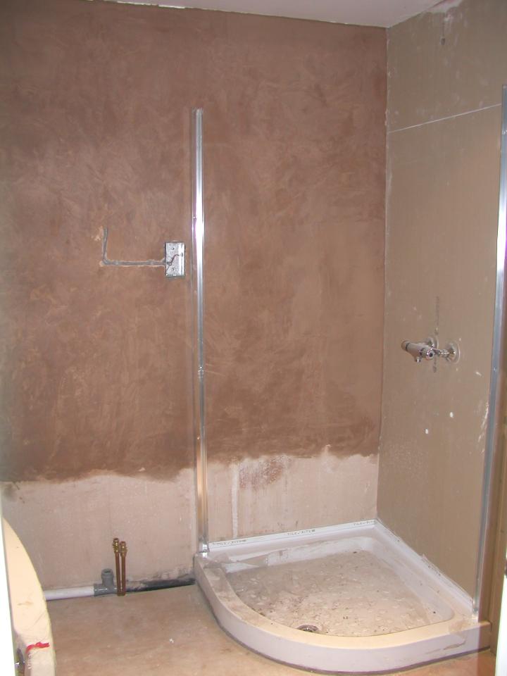 JPEG image - Shower surround uprights fixed ...