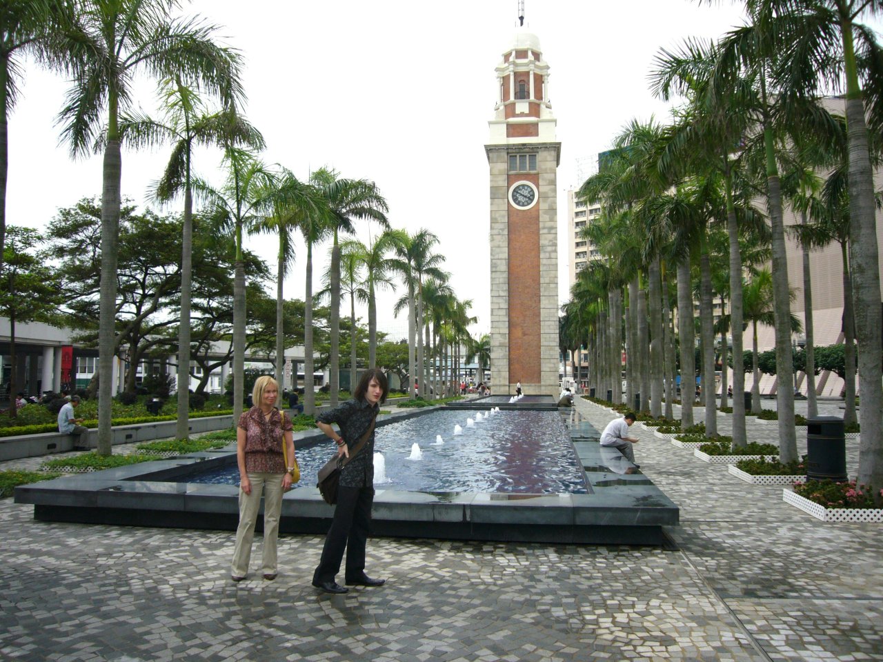 JPEG image - The clock tower on Kowloon waterfront ...