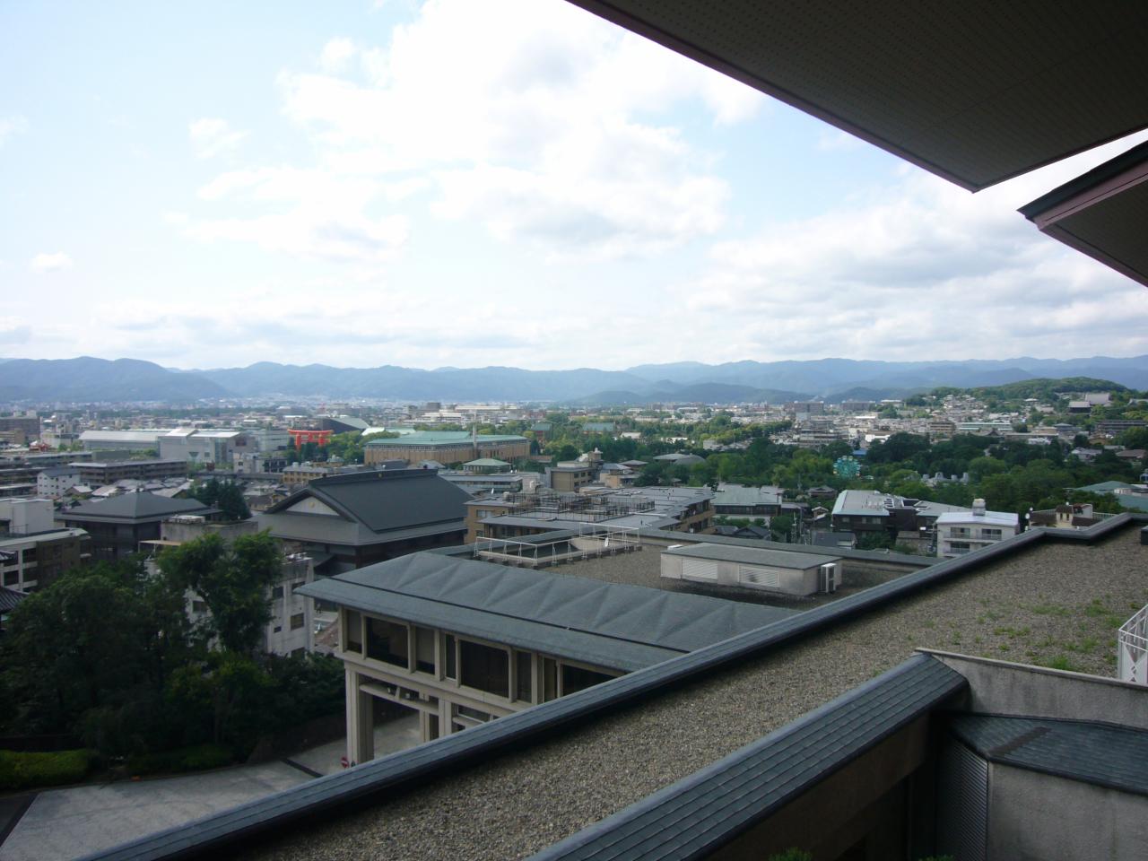 JPEG image - On to Kyoto by bullet train: this was the view over the city from our hotel room. ...