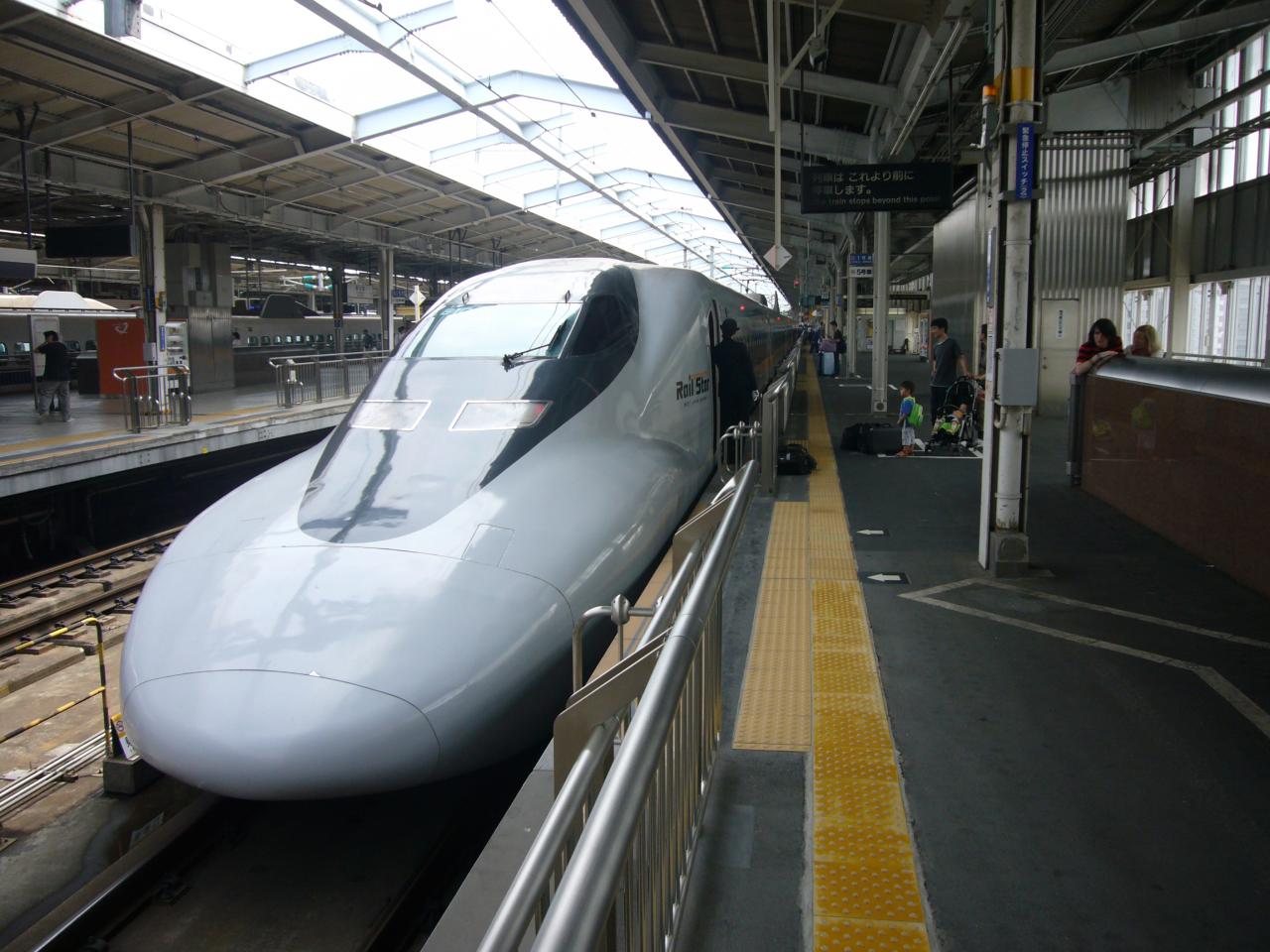 JPEG image - The bullet train we took for our day trip to Hiroshima. ...